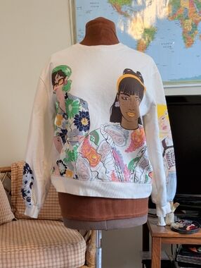 Zara Girl Print Sweatshirt